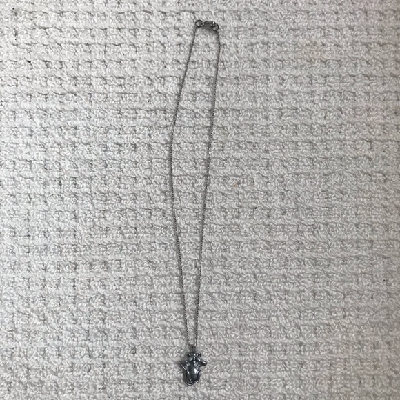 See-no-evil monkey pendant with chain - Picture 2 of 2